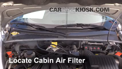 2008 Chrysler PT Cruiser Touring 2.4L 4 Cyl. Air Filter (Cabin) Check